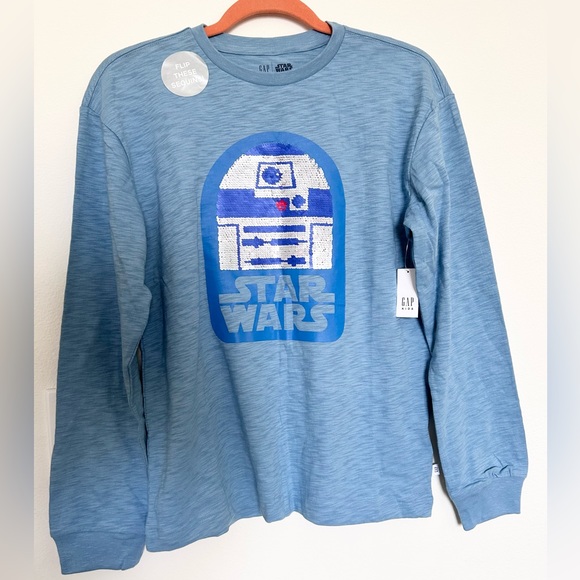 GapKids Interactive Star Wars Graphic T-Shirt Sz. XL 14-16 NWT - Picture 1 of 5